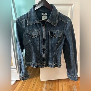 D&G Women's Dark Blue Jean Jacket